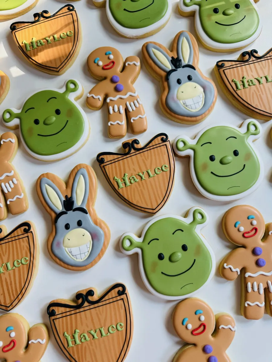 shrek cookies